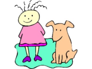 Sticker Custom Preview Image #019273 Animals Cartoons Dog Kid03