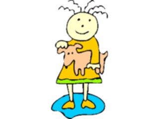 Sticker Custom Preview Image #019276 Animals Cartoons Dog Kid06