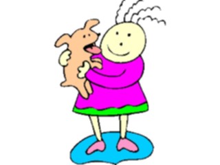 Sticker Custom Preview Image #019289 Animals Cartoons Dog Kissing