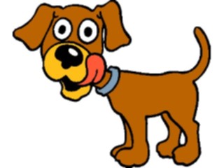 Sticker Custom Preview Image #019298 Animals Cartoons Dog Licking