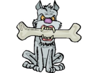 Sticker Custom Preview Image #019308 Animals Cartoons Dog Mean4