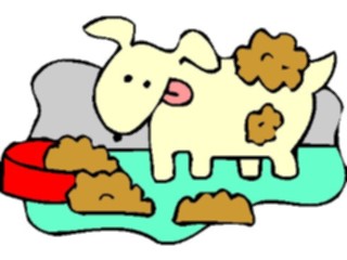 Sticker Custom Preview Image #019311 Animals Cartoons Dog Mess3