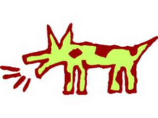 Sticker Custom Preview Image #019315 Animals Cartoons Dog Offbeat1