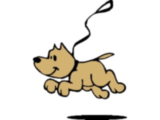 Sticker Custom Preview Image #019324 Animals Cartoons Dogon Leash2