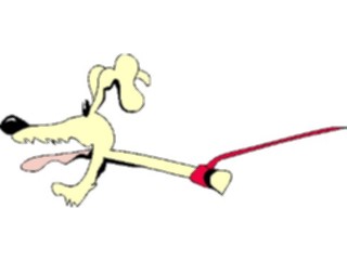 Sticker Custom Preview Image #019325 Animals Cartoons Dogon Leash3