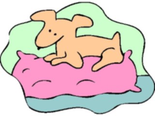 Sticker Custom Preview Image #019326 Animals Cartoons Dogon Pillow