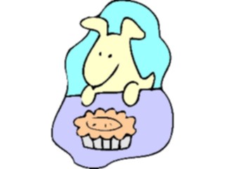 Sticker Custom Preview Image #019341 Animals Cartoons Dog Pie
