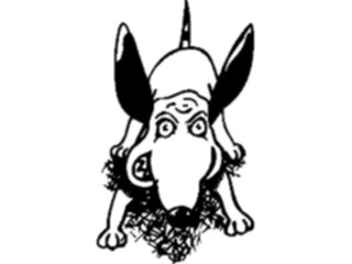 Sticker Custom Preview Image #019344 Animals Cartoons Dog Playing1