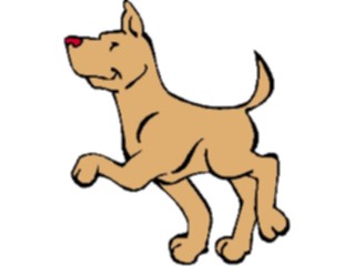Sticker Custom Preview Image #019362 Animals Cartoons Dog Proud