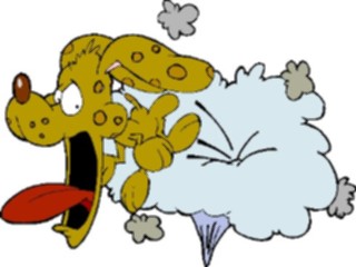 Sticker Custom Preview Image #019376 Animals Cartoons Dog Running6