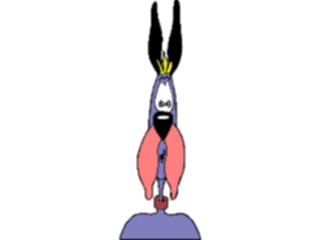 Sticker Custom Preview Image #019384 Animals Cartoons Dog Scared1