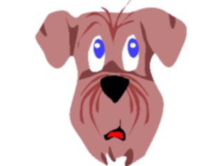 Sticker Custom Preview Image #019385 Animals Cartoons Dog Scared2