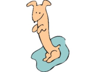 Sticker Custom Preview Image #019406 Animals Cartoons Dog Sitting5