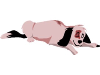 Sticker Custom Preview Image #019414 Animals Cartoons Dog Sleeping6