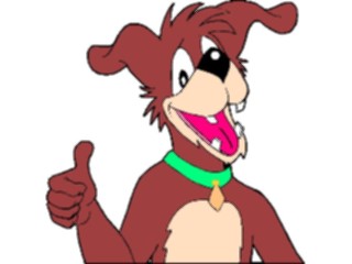 Sticker Custom Preview Image #019418 Animals Cartoons Dog Smiling2