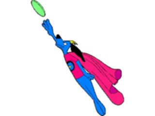 Sticker Custom Preview Image #019437 Animals Cartoons Dog Super Hero