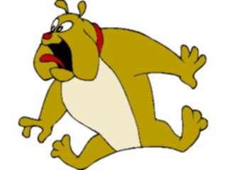 Sticker Custom Preview Image #019438 Animals Cartoons Dog Surprised1