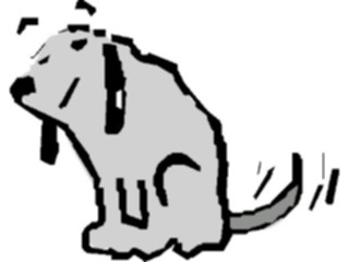 Sticker Custom Preview Image #019458 Animals Cartoons Dog Wagging Tail3