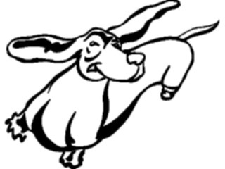 Sticker Custom Preview Image #019470 Animals Cartoons Dog Weiner4
