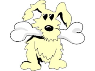 Sticker Custom Preview Image #019481 Animals Cartoons Dogwith Bone03