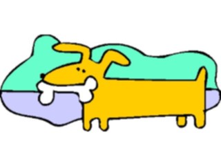 Sticker Custom Preview Image #019489 Animals Cartoons Dogwith Bone11