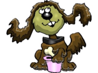 Sticker Custom Preview Image #019507 Animals Cartoons Dogwith Bone29
