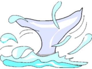 Sticker Custom Preview Image #019574 Animals Cartoons Dolphins Tail