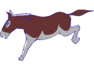 Sticker Custom Preview Image #019575 Animals Cartoons Donkey01