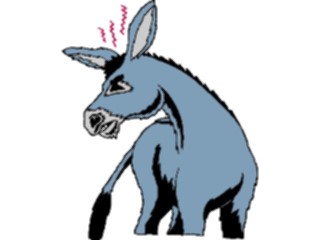 Sticker Custom Preview Image #019577 Animals Cartoons Donkey03