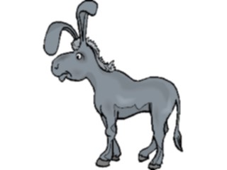 Sticker Custom Preview Image #019583 Animals Cartoons Donkey09