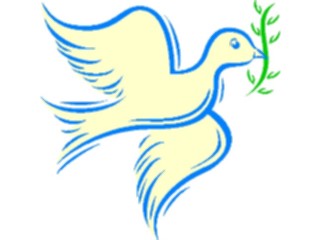 Sticker Custom Preview Image #019602 Animals Cartoons Dove Branch