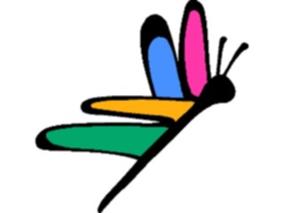 Sticker Custom Preview Image #019604 Animals Cartoons Dragonfly2