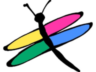 Sticker Custom Preview Image #019605 Animals Cartoons Dragonfly3