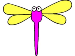 Sticker Custom Preview Image #019607 Animals Cartoons Dragonfly5