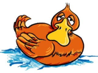 Sticker Custom Preview Image #019612 Animals Cartoons Duck01