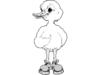 Sticker Custom Preview Image #019613 Animals Cartoons Duck02