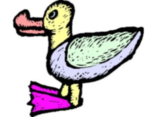 Sticker Custom Preview Image #019645 Animals Cartoons Duck34