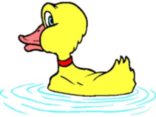 Sticker Custom Preview Image #019690 Animals Cartoons Duckin Water