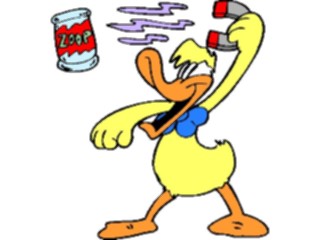 Sticker Custom Preview Image #019692 Animals Cartoons Duck Magnet