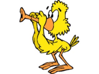 Sticker Custom Preview Image #019698 Animals Cartoons Duck Playing Beak