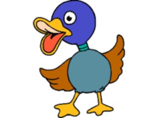 Sticker Custom Preview Image #019699 Animals Cartoons Duck Quacking