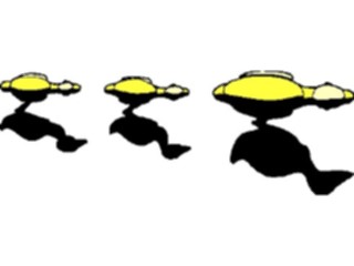 Sticker Custom Preview Image #019732 Animals Cartoons Ducks Aerial View