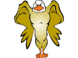 Sticker Custom Preview Image #019754 Animals Cartoons Eagle Angry1
