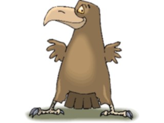Sticker Custom Preview Image #019761 Animals Cartoons Eagle Proud