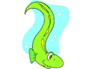 Sticker Custom Preview Image #019767 Animals Cartoons Eel3