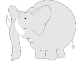 Sticker Custom Preview Image #019770 Animals Cartoons Elephant01