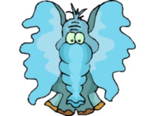 Sticker Custom Preview Image #019796 Animals Cartoons Elephant Big Ears