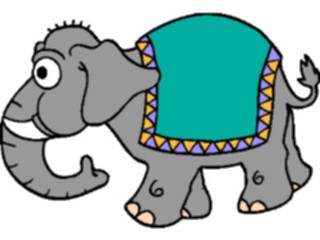 Sticker Custom Preview Image #019804 Animals Cartoons Elephant Fancy1