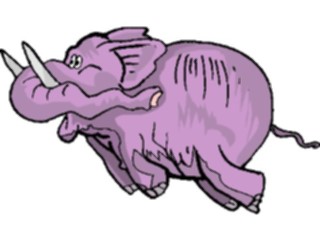 Sticker Custom Preview Image #019806 Animals Cartoons Elephant Flying1