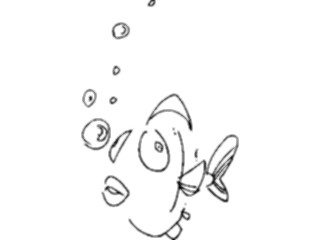 Sticker Custom Preview Image #019869 Animals Cartoons Fish016